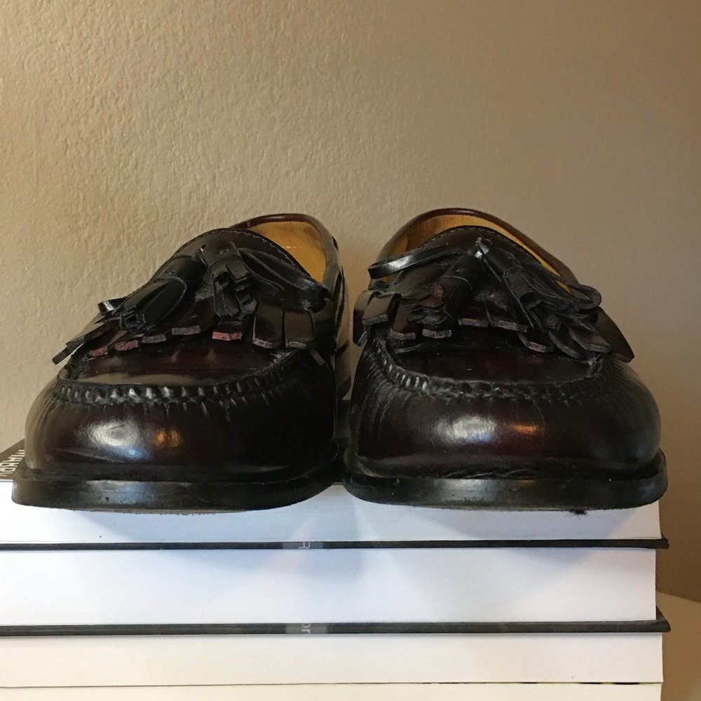 𝐂𝐎𝐋𝐄 𝐇𝐀𝐀𝐍 Burgundy Hudson Kiltie Tassel  -  Size 10 - Picture 9 of 13